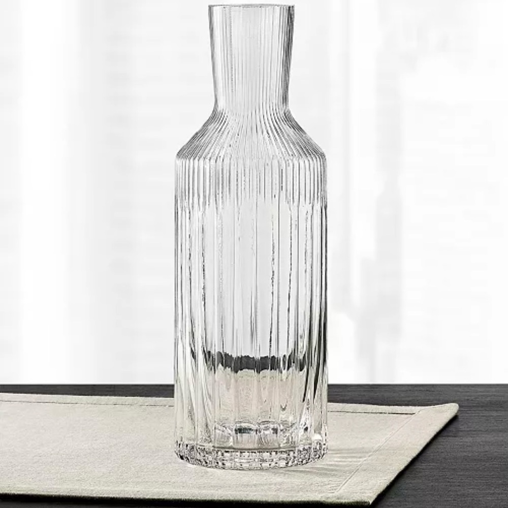 Hotel collection Fluted Carafe